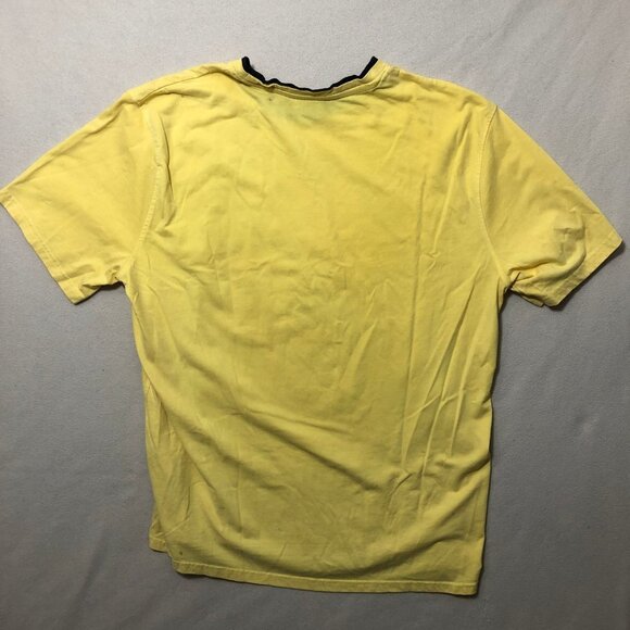 Blumind T-Shirt Mens XXL Yellow California Graphic Pocket Short Sleeve Tee - Picture 2 of 6